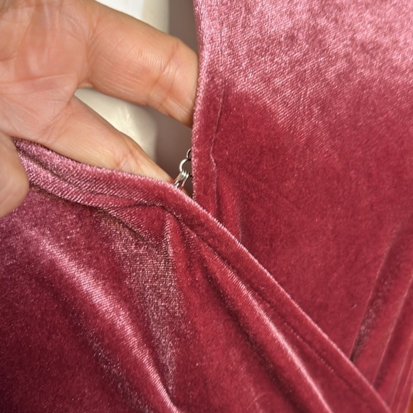 NSR Stretch Velvet So Smooth‎ Mauve Dusty Rose Pink Thong Bodysuit Sz M NWT - Picture 8 of 14